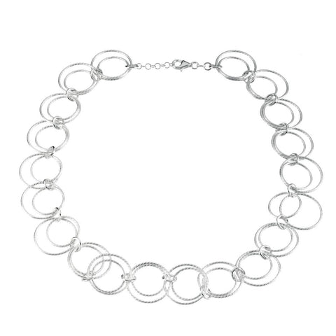 Sterling Silver Adjustable Circle 18" Chain