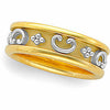 Etruscan-Inspired Wedding Band Ring in 14k Yellow Gold ( Size 6 )