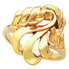 Gold Fashion Ring in 14k White Gold ( Size 6 )