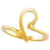 Metal Fashion Ring in 14k Yellow Gold ( Size 6 )