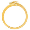 14k Yellow Gold Freeform Ring, Size 6