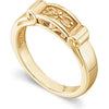 14k Yellow Gold Fashion Ring, Size 6