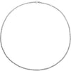 Sterling Silver 2mm 16" Rope Chain with Spring Ring