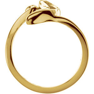 10k Yellow Gold Freeform Ring, Size 7