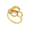 14k Yellow Gold Freeform Ring, Size 7