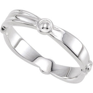 14k Yellow Gold Stackable Ring, Size 7