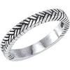 Stackable Metal Fashion Ring in 14k Yellow Gold ( Size 6 )