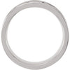 14K White & Yellow Gold 8mm Comfort-Fit Laser Pierced Band Size 12.5