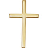 21.75x13.50 mm Cross Pendant in 14K Yellow Gold