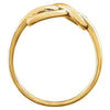 14k Yellow Gold .03 CTW Diamond Ring, Size 7