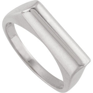 Sterling Silver Fashion Ring, Size 8