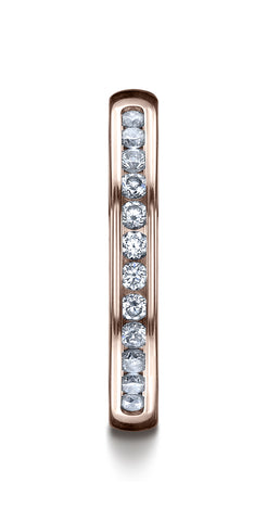 Benchmark-14K-Rose-Gold-3mm-High-Polished-Channel-Set-12-Stone-Diamond-Wedding-Ring--.24Ct--Size-4.5--51352214KR04.5