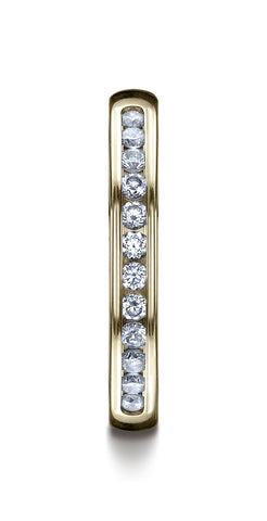 Benchmark-18K-Yellow-Gold-3mm-High-Polished-Channel-Set-12-Stone-Diamond-Wedding-Band--.24Ct--Size-4.5--51352218KY04.5