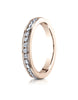 Benchmark-14K-Rose-Gold-3mm-High-Polished-Channel-Set-16-Stone-Diamond-Wedding-Ring--.32Ct.--Size-4--51352314KR04