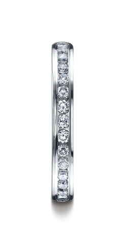 Benchmark-Platinum-3mm-High-Polished-Channel-Set-16-Stone-Diamond-Wedding-Band-Ring--.32Ct.--Size-4.5--513523PT04.5