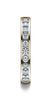Benchmark-14K-Yellow-Gold-3mm-High-Polished-Channel-Set-12-Stone-Diamond-Wedding-Band--.48Ct.--Size-4.5--51352414KY04.5