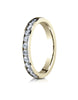 Benchmark-14K-Yellow-Gold-3mm-High-Polished-Channel-Set-12-Stone-Diamond-Wedding-Band--.48Ct.--Size-4--51352414KY04