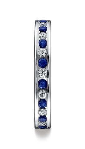 Benchmark-18K-White-Gold-3mm-Channel-Set-Diamond-and-Blue-Sapphire-Eternity-Wedding-Band-Ring--Size-4.5--51356118KW04.5