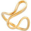 Metal Fashion Ring in 10K Yellow Gold ( Size 6 )