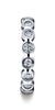 Benchmark-14K-White-Gold-4mm-Burnish-Set-16-Stone-Diamond-Eternity-Wedding-Band-Ring--.96Ct--Size-4.5--51412914KW04.5