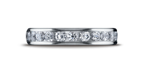 Benchmark-14K-White-Gold-4mm-High-Polished-Channel-Set-12-Stone-Diamond-Wedding-Ring--.72Ct.--Size-4.25--51451014KW04.25