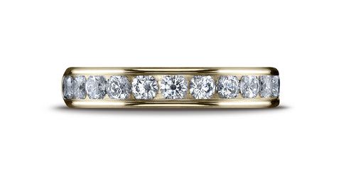 Benchmark-18K-Yellow-Gold-4mm-High-Polished-Channel-Set-12-Stone-Diamond-Wedding-Band--.72Ct.--Size-4.25--51451018KY04.25