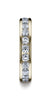 Benchmark-14K-Yellow-Gold-4mm-High-Polished-Channel-Set-12-Stone-Diamond-Wedding-Band--.72Ct.--Size-4.5--51451014KY04.5