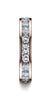 Benchmark-14K-Rose-Gold-4mm-High-Polished-Channel-Set-12-Stone-Diamond-Wedding-Band--.96Ct.--Size-4.5--51451114KR04.5