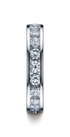 Benchmark-18K-White-Gold-4mm-High-Polished-Channel-Set-12-Stone-Diamond-Wedding-Band--.96Ct.--Size-4.5--51451118KW04.5