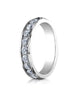 Benchmark-18K-White-Gold-4mm-High-Polished-Channel-Set-12-Stone-Diamond-Wedding-Ring--.96Ct.--Size-4--51451118KW04