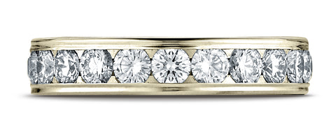 Benchmark-14K-Yellow-Gold-4mm-Channel-Set-Eternity-Wedding-Band-Ring.--Size-4.25--51454814KY04.25