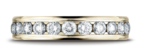 Benchmark-14K-Yellow-Gold-4mm-Channel-Set-Eternity-Wedding-Band-Ring.--Size-4.25--51454914KY04.25