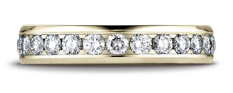 Benchmark-14K-Yellow-Gold-4mm-Channel-Set-Eternity-Wedding-Band-Ring.--Size-4.25--51455014KY04.25