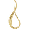14K Yellow Gold Teardrop Pendant