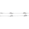 Be Posh« Textured Bark Leaf Necklace in Sterling Silver
