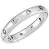 1/2 CTTW Diamond Wedding Band Ring for the Matching Engagement Ring in 14k White Gold ( Size 8 )