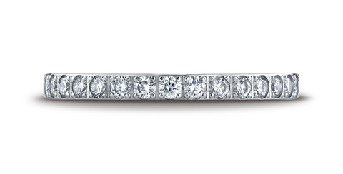 Benchmark-18K-White-Gold-2mm-Pave-set-Eternity-Wedding-Band-Ring--Size-4.25--52272118KW04.25
