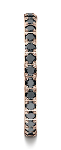 Benchmark-14k-Rose-Gold-2mm-Pave-Set-Black-Diamond-Ring--0.32Ct.--Size-4.5--522722HF14KR04.5