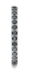 Benchmark-14K-White-Gold-2mm-Pave-set-Black-Diamond-Wedding-Band-Ring--Size-4.5--522722HF14KW04.5