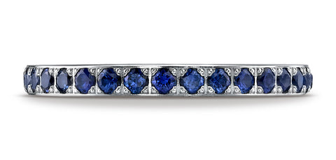 Benchmark-14K-White-Gold-2mm-Pave-set-Blue-Sapphire-Eternity-Wedding-Band-Ring--Size-4.25--52272414KW04.25