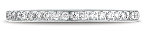 Benchmark-14K-White-Gold-2mm-Pave-set-Diamond-Eternity-Wedding-Band-Ring--Size-4.25--52280014KW04.25