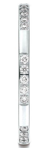 Benchmark-14K-White-Gold-2mm-Pave-set-Diamond-Wedding-Band-Ring--.15Ct.--Size-4.5--52285014KW04.5