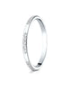 Benchmark-14K-White-Gold-2mm-Pave-set-Diamond-Wedding-Band-Ring--.15Ct.--Size-4--52285014KW04