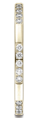 Benchmark-14K-Yellow-Gold-2mm-Pave-set-Diamond-Wedding-Band-Ring--.15Ct.--Size-4.5--52285014KY04.5