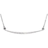 Platinum 1/8 ctw. Diamond 16-inch Necklace