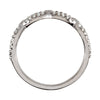 14k White Gold 1/4 CTW Diamond Band, Size 7
