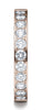 Benchmark-14K-Rose-Gold-3mm-High-Polish-Pave-set-11-Stone-Diamond-Wedding-Band-Ring--.66Ct.--Size-4.5--523727HF14KR04.5