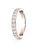Benchmark-14K-Rose-Gold-3mm-High-Polish-Pave-set-11-Stone-Diamond-Wedding-Band-Ring--.66Ct.--Size-4--523727HF14KR04