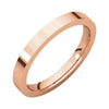 14k Rose Gold 2.5mm Flat Comfort-Fit Band, Size 6