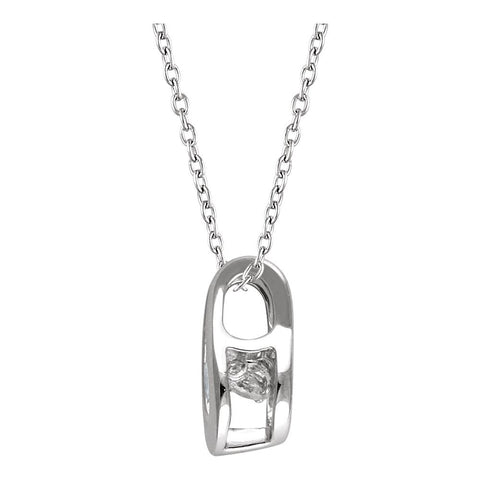 14k White Gold 1/6 CTW Diamond Mystara® 18" Necklace